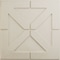 Ekena Millwork 19 5/8in. W x 19 5/8in. H Xander EnduraWall Decorative 3D Wall Panel Covers 2.67 Sq. Ft. WP20X20XAEPE - alternate 1